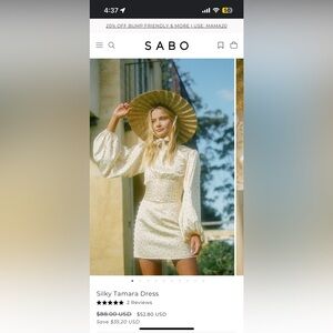 SABO LUXE silky Tamara dress